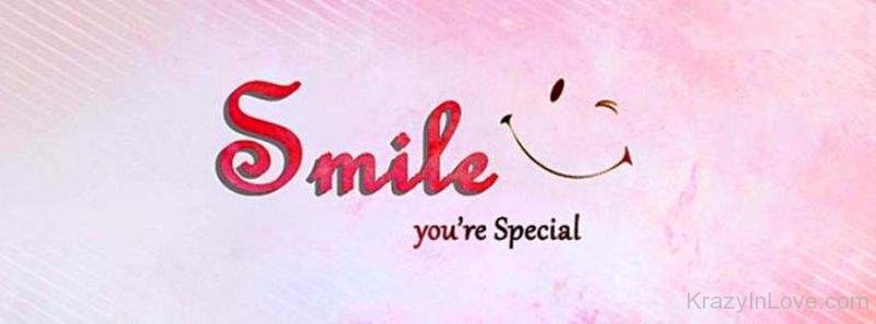 Smile You're Special Facebook Cover Picture