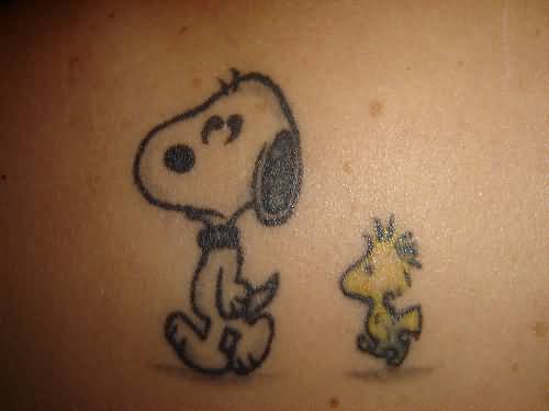 Snoopy Tattoo Design Idea