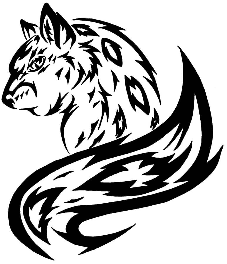Superb Tribal Snow Leopard Tattoo Design By Sephiroth Strife
