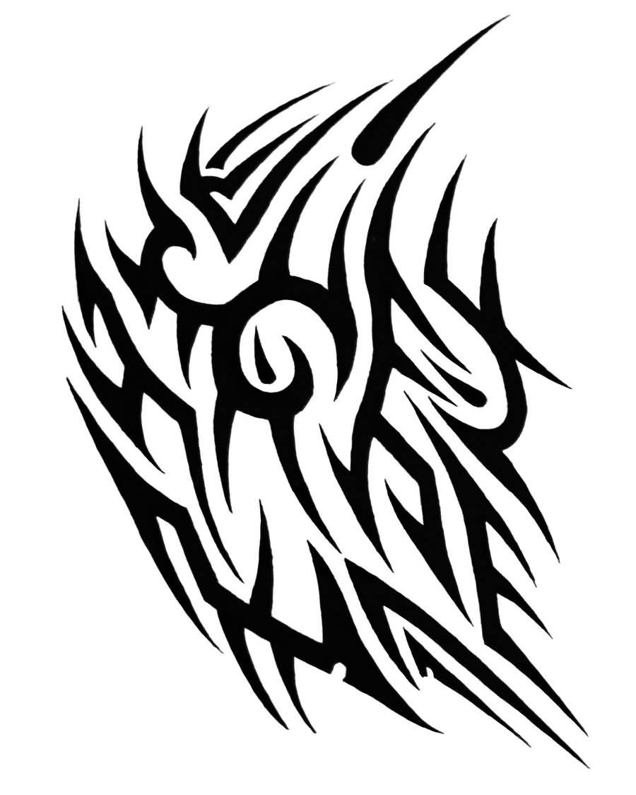 Superb Tribal Tattoo Design By Sorentalon Gzn
