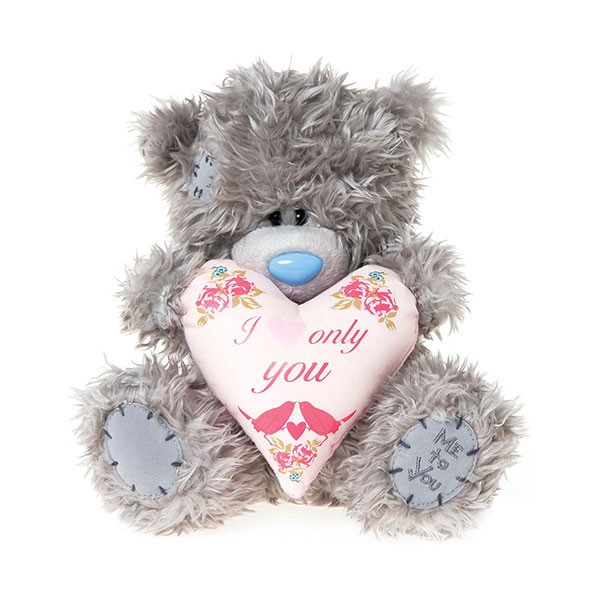 Tatty Teddy Holding I Only Love You Heart Picture