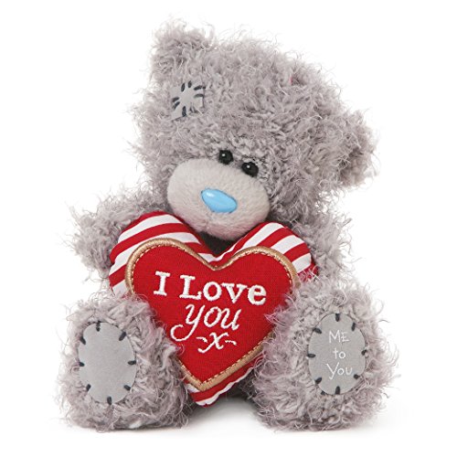 Tatty Teddy Plush Bear Holding I Love You Heart
