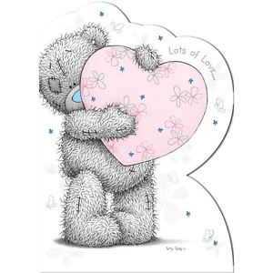 Tatty Teddy With Pink Heart And Lots Of Love