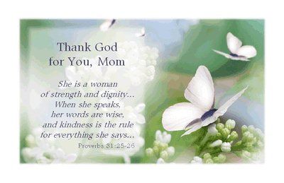 Thank God For You Mom Card