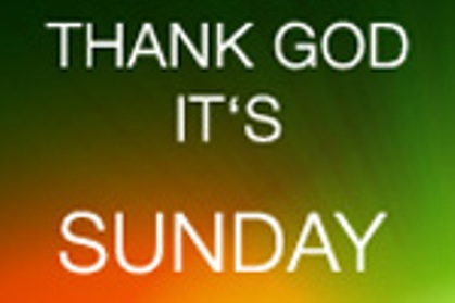 Thank God It's Sunday