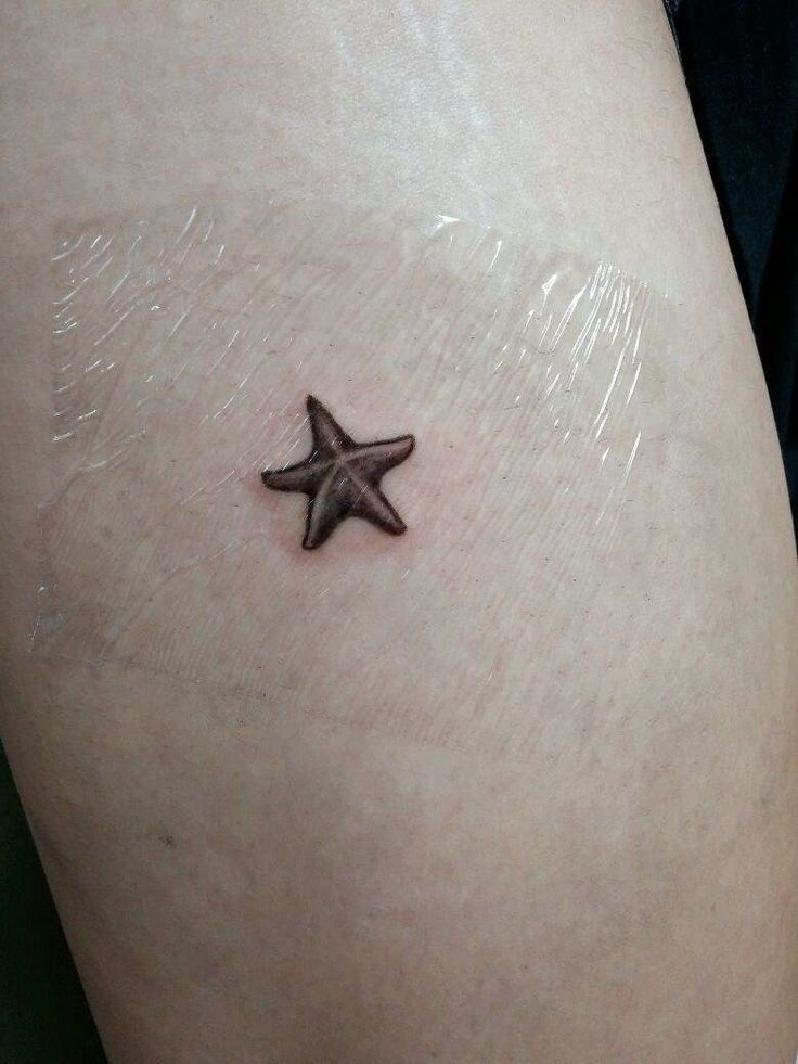 Tiny And Simple Starfish Tattoo By James N Aka
