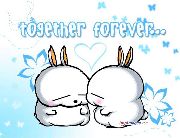 Together Forever Friends Bunnies Picture