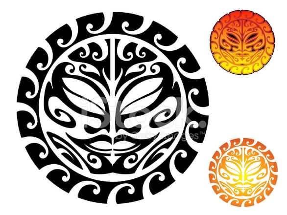 Tribal Sun Tattoos Sample