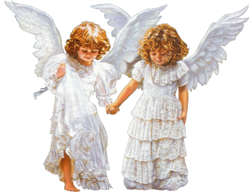 Two Little Angels Glitter Picture