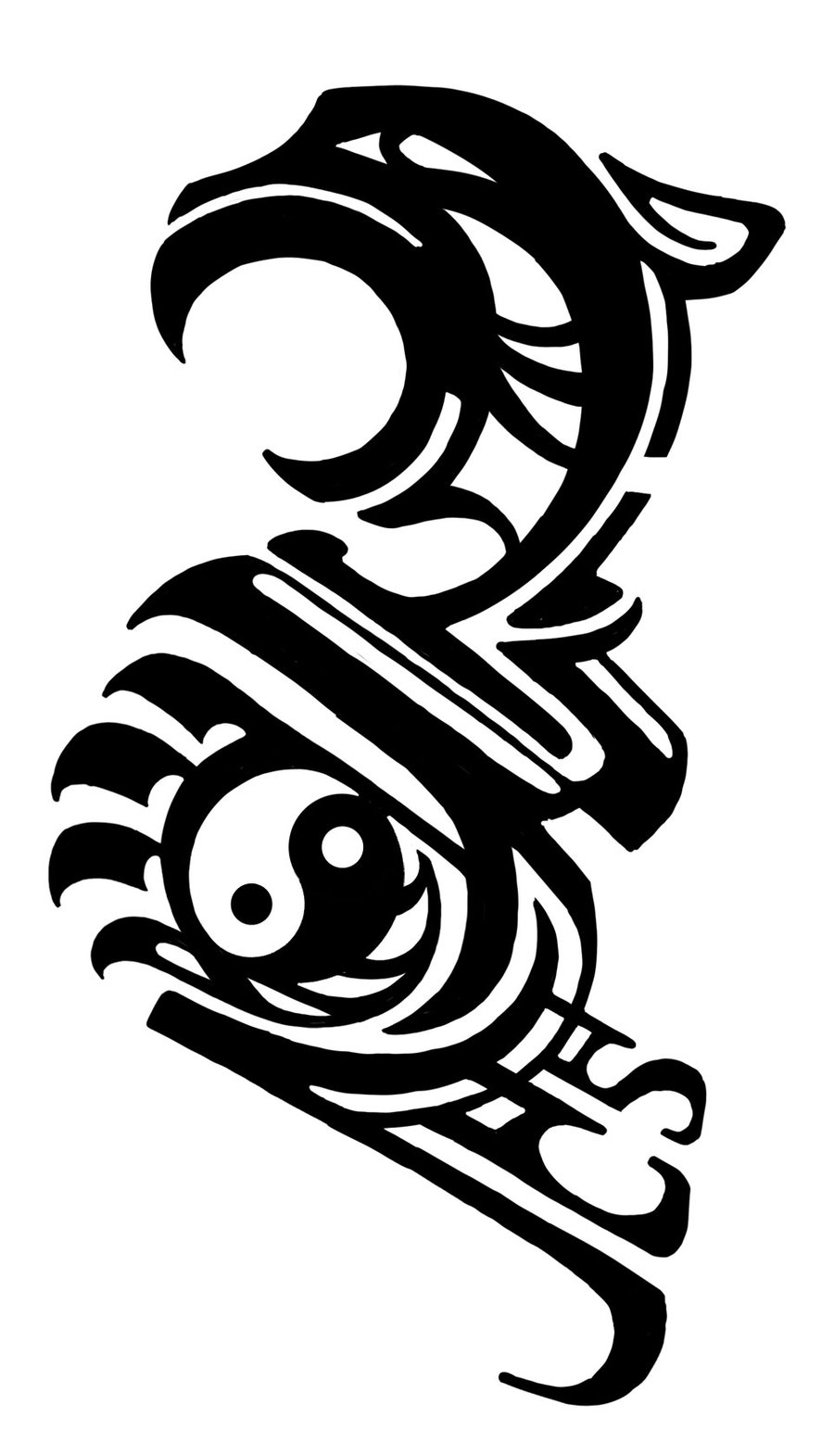Unique Tribal Jaguar Tattoo Design By LisaBueno