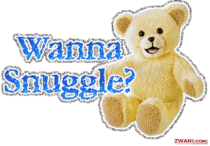 Wanna Snuggle Teddy Bear Glitter