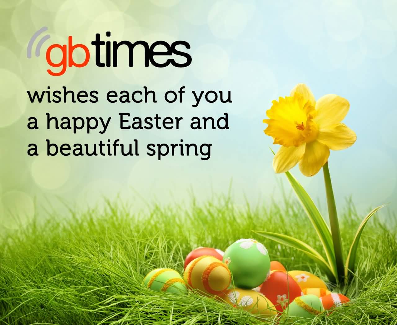 Wishes Each Of You A Happy Easter And A Beautiful Spring