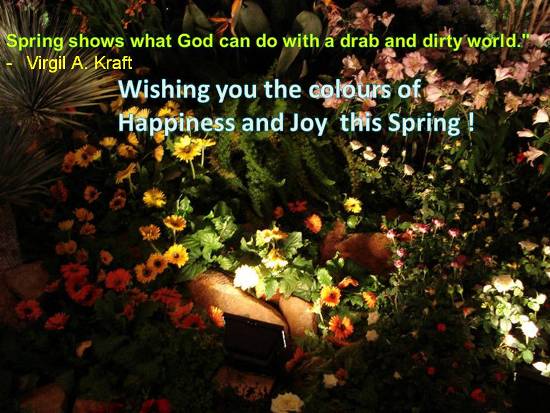 Wishing You The Colors Of Happiness And Joy This Spring