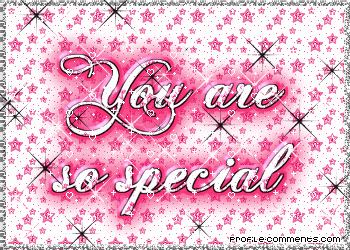 You Are So Special Glitter Picture