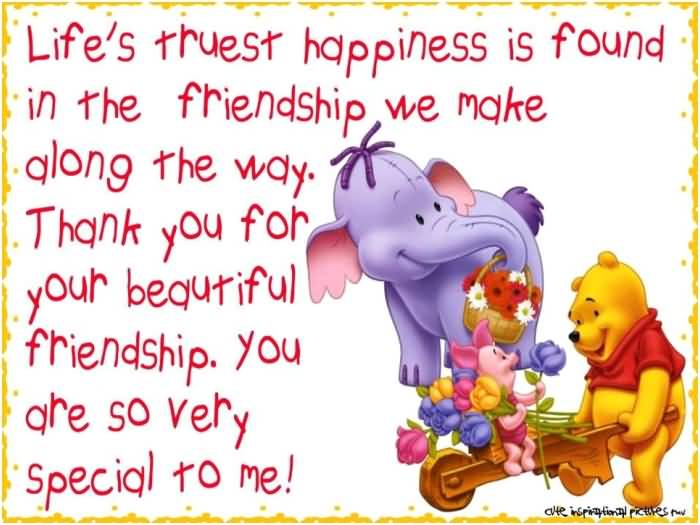 You Are So Very Special To Me Winnie Pooh With Friends Picture