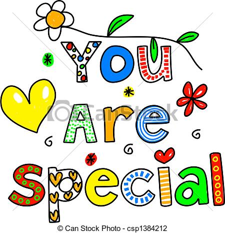 You Are Special Colorful Illustration Picture