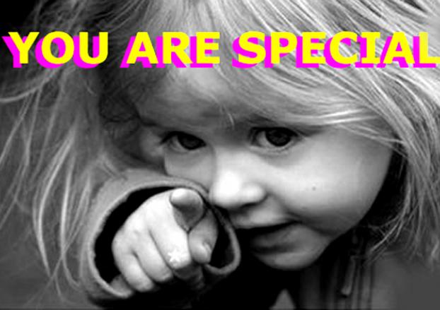 You Are Special Cute Little Girl Picture