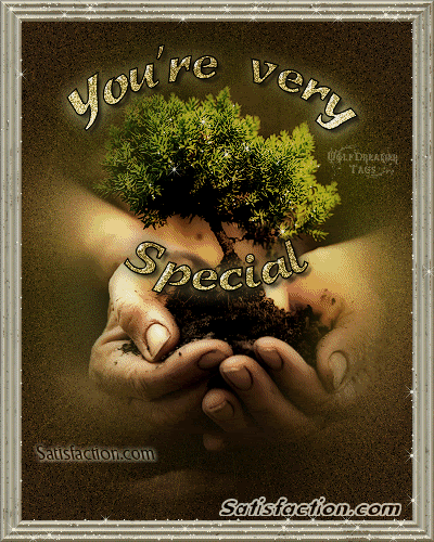 You're Very Special Hands With Tree Animated Picture