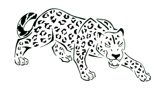 Awesome Angry Jaguar Tattoo Sample