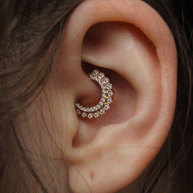 Beautiful Daith Piercing Picture