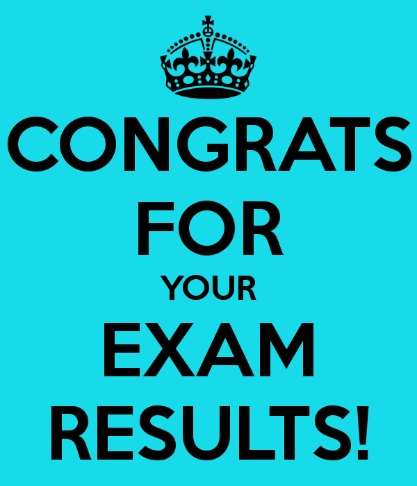 Congrats For Your Exam Results