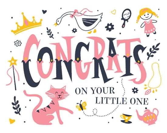 Congrats On Your Little One Card