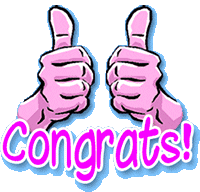 Congrats Thumbs Up Animated Picture