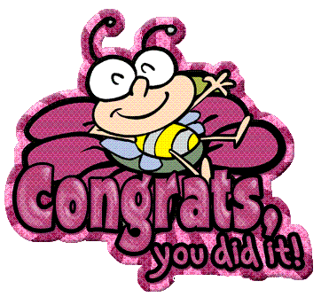 Congrats You Did It Fly Animated Picture