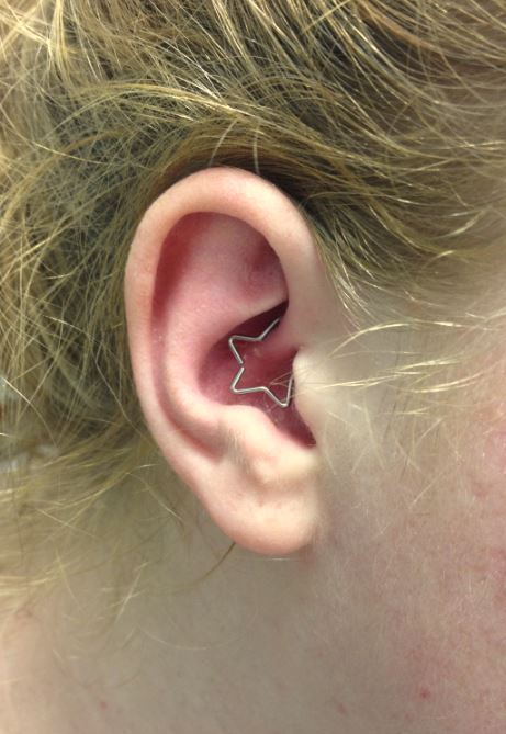 Heart Daith Piercing Picture For Girls