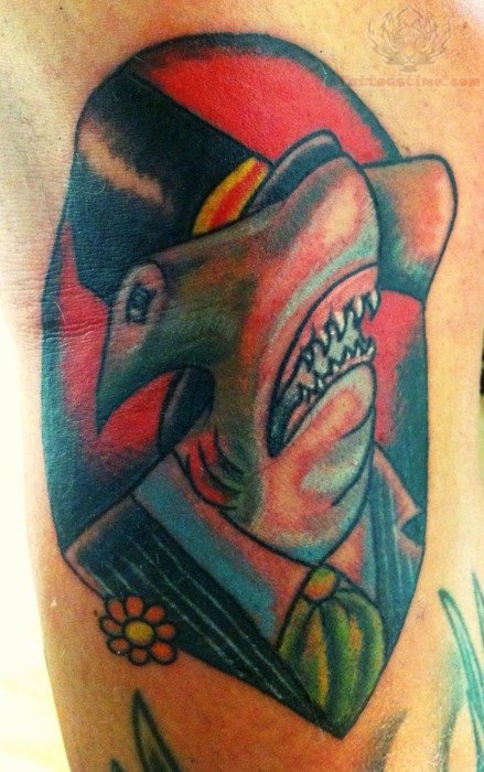 Modern Hammerhead Shark Shark Traditional Tattoo