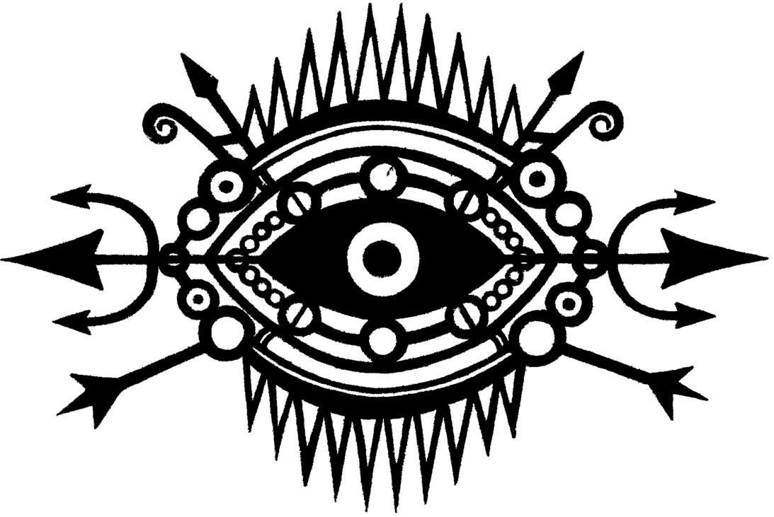 Nice Evil Karma Eye Tattoo Design