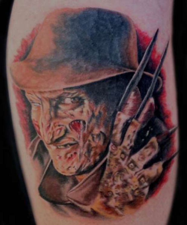 Nice Freddy Colored Tattoo