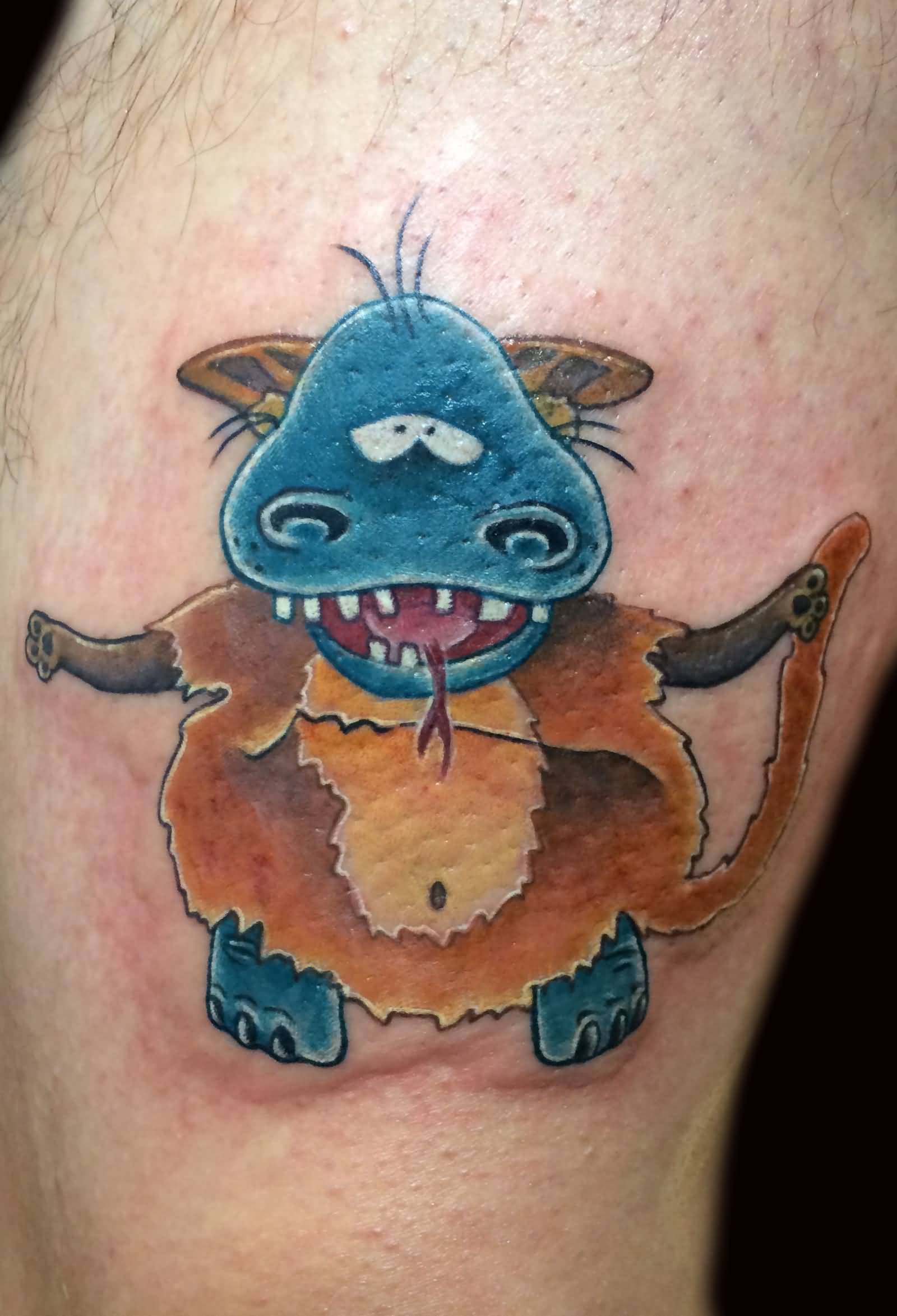Nice South Park Hippo God Tattoo