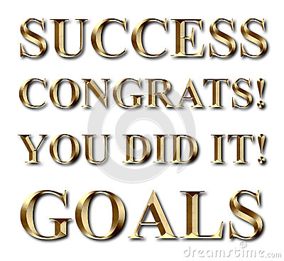 Success Congrats You Did It Goals