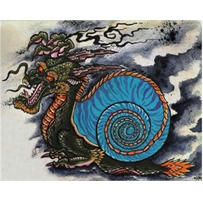 Terrific Dragon Snail Tattoo Design By Salvador Preciado