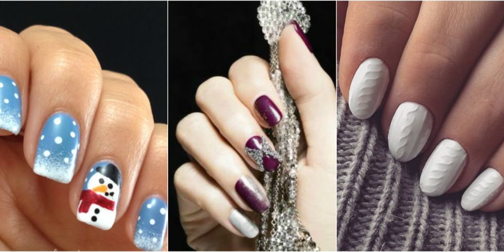 Three Beautiful Winter Nail Art Designs
