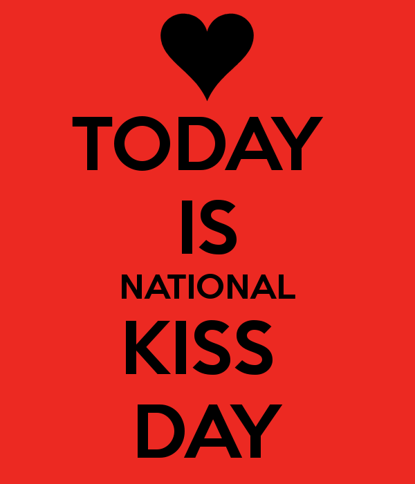 Today Is National Kiss Day