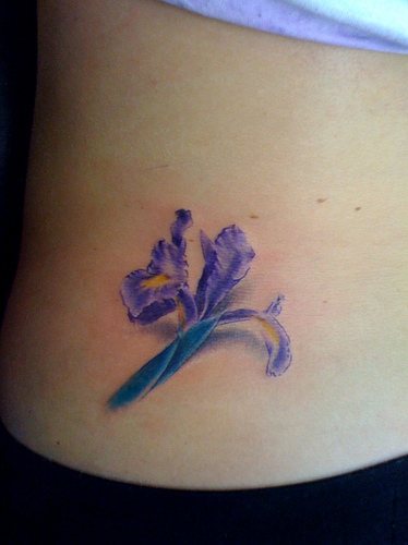 Amazing 3D Iris Tattoo