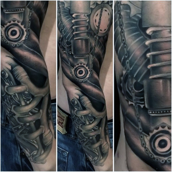 54+ Mechanical Sleeve Tattoos