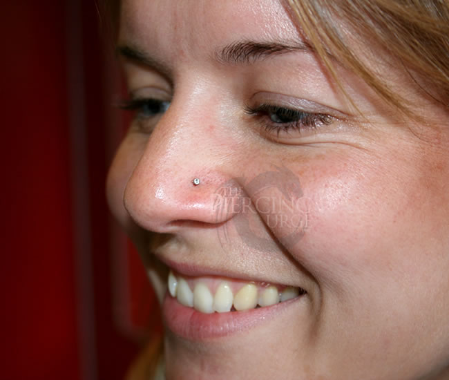 Amazing Nostril Piercing Picture For Girls