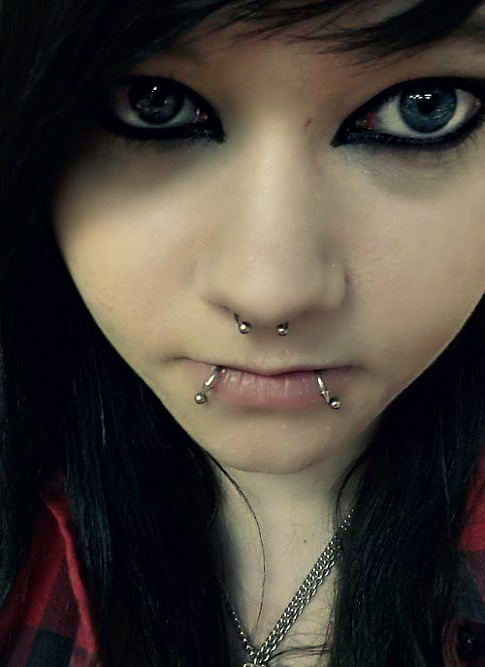 Awesome Snake Bite Piercing And Septum Piercing