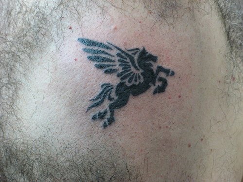 12+ Black Pegasus Tattoos Ideas