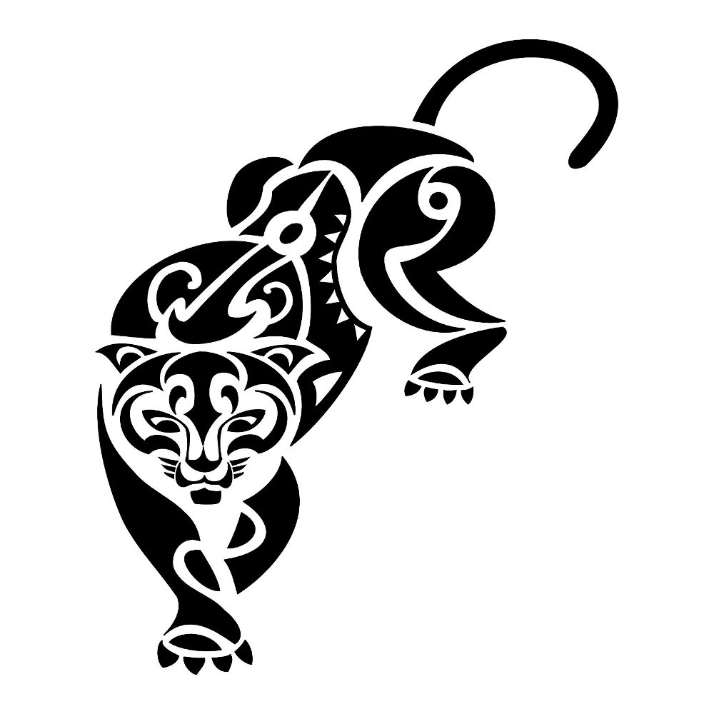 black puma tattoo
