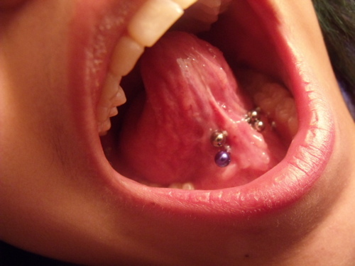 Double Tongue Frenulum Piercing