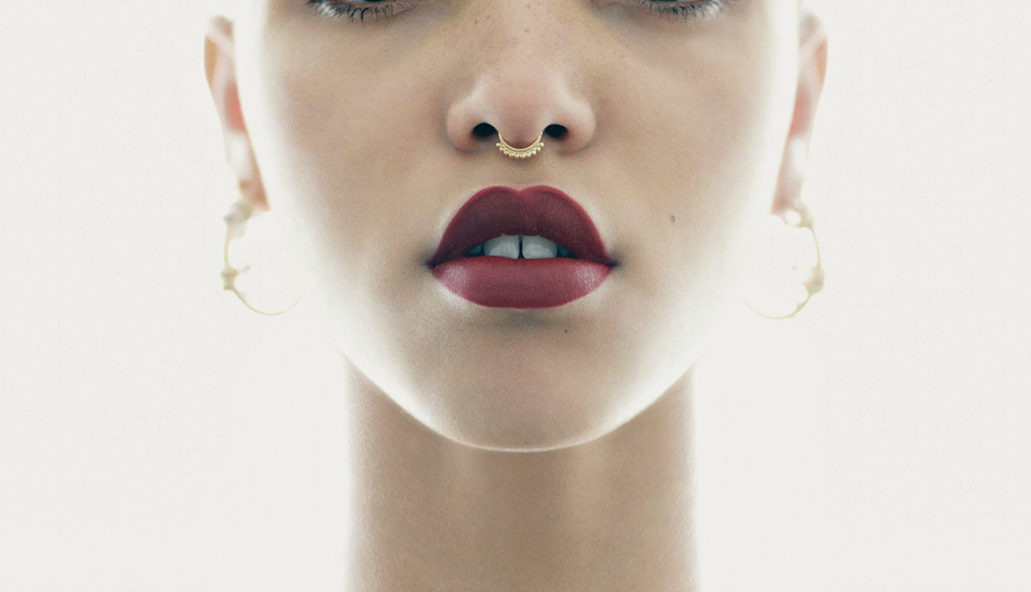 Gold Ring Septum Piercing For Young Girls