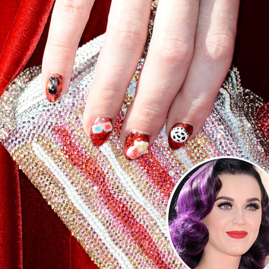 Katy Perry's 3D Nail Art