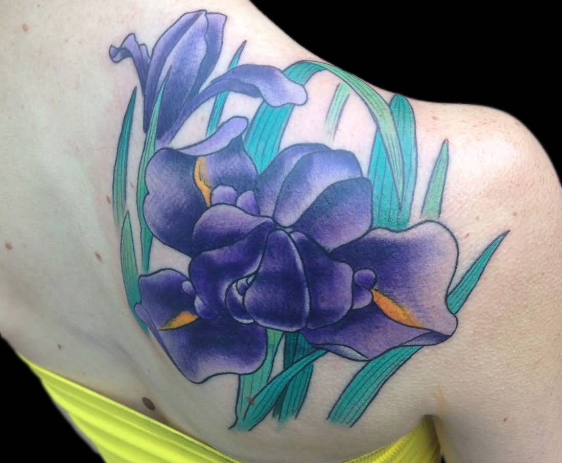 8+ Iris Tattoos On Back Shoulder