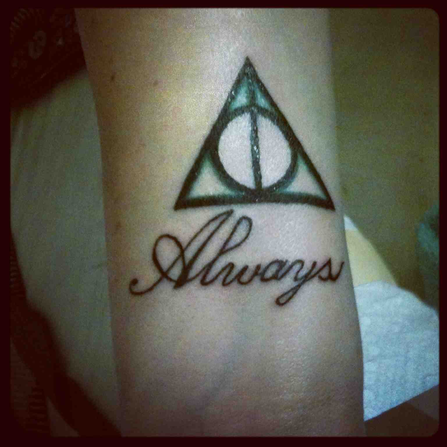 Nice Always Hallows Tattoo By Vinny Musses