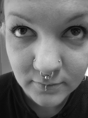Nice Septum And Nostril Piercings