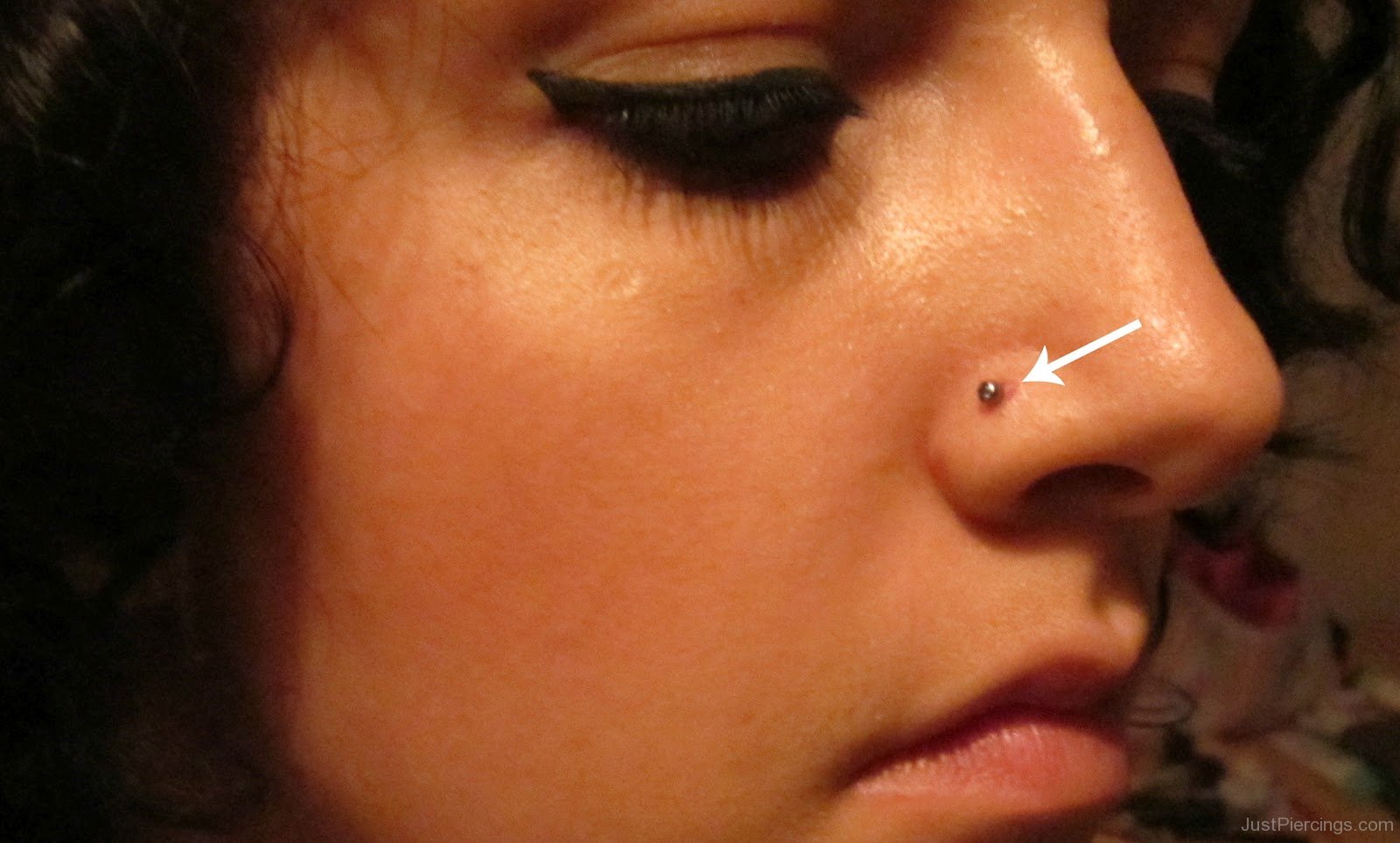 Right Nostril Piercing For Girls